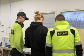 Kiilaxlaisia työssään
